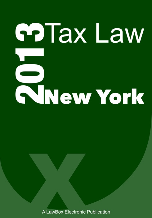 New York Tax Law 2013