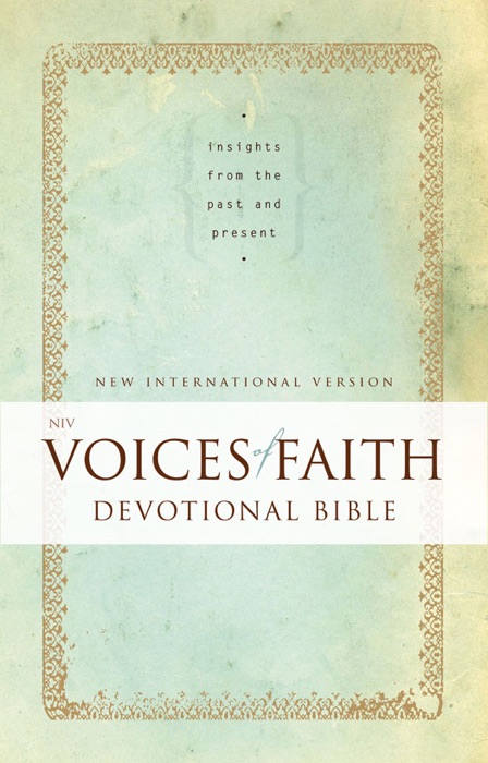 NIV, Voices of Faith Devotional Bible