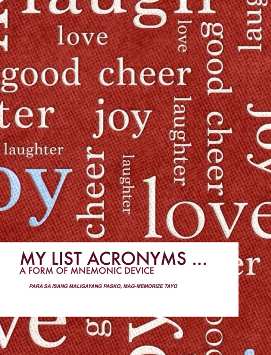 My List Acronyms