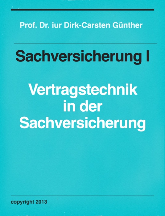 Sachversicherung I