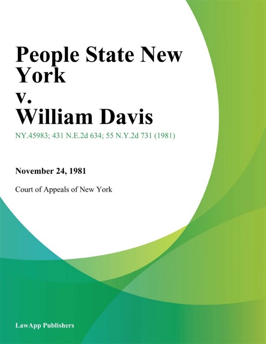 People State New York v. William Davis