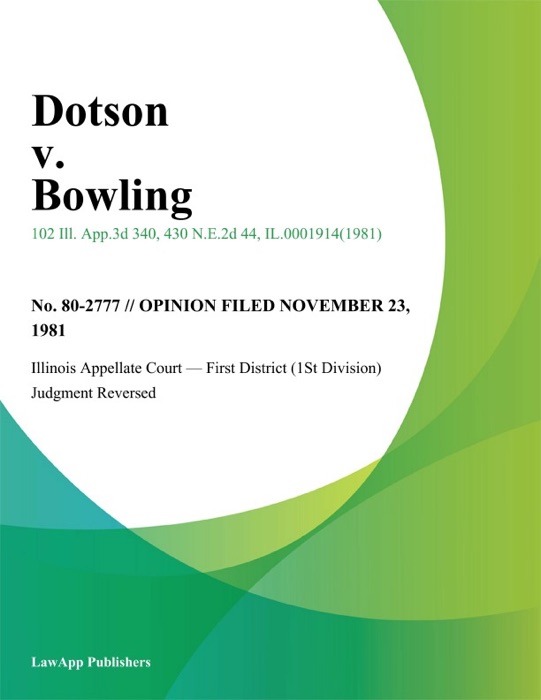 Dotson v. Bowling