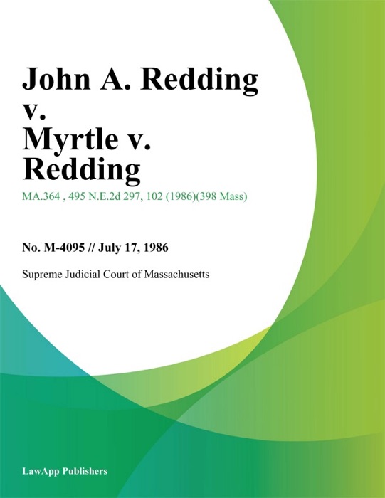 John A. Redding v. Myrtle v. Redding