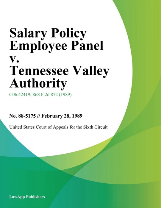 Salary Policy Employee Panel v. Tennessee Valley Authority