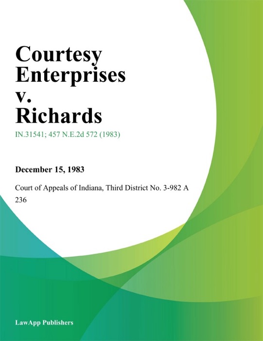 Courtesy Enterprises v. Richards