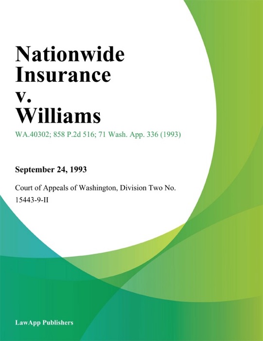 Nationwide Insurance V. Williams