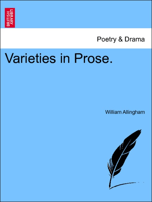 Varieties in Prose. Vol. III.