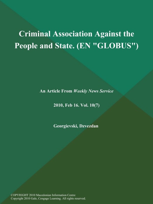 Criminal Association Against the People and State (EN 