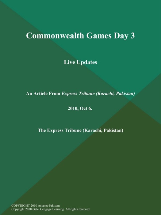 Commonwealth Games Day 3: Live Updates