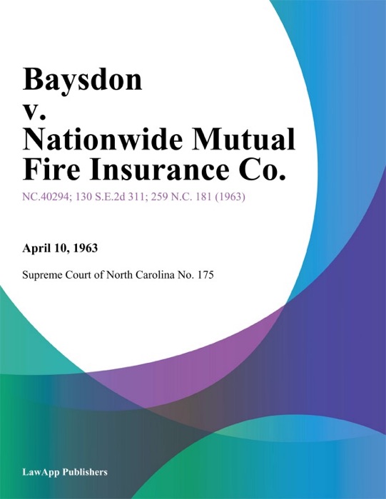 Baysdon v. Nationwide Mutual Fire Insurance Co.