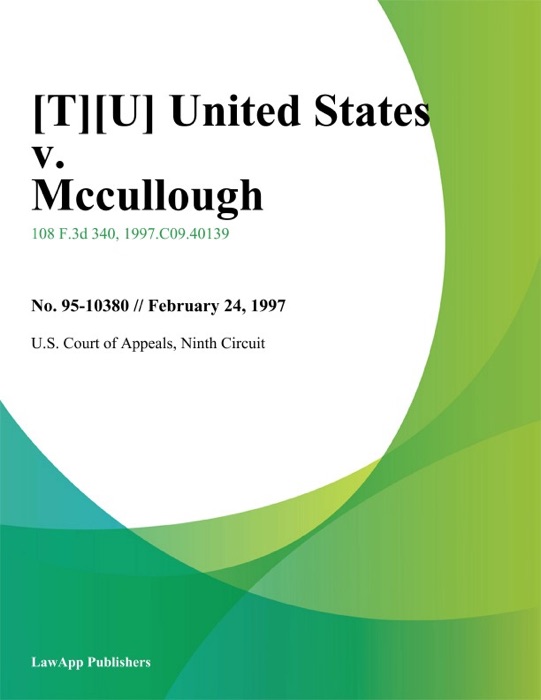 United States v. Mccullough