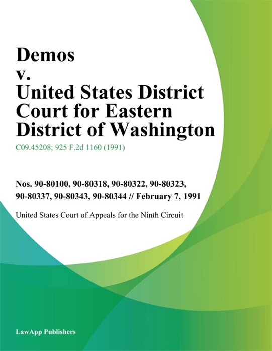 Demos v. United States District Court for Eastern District of Washington