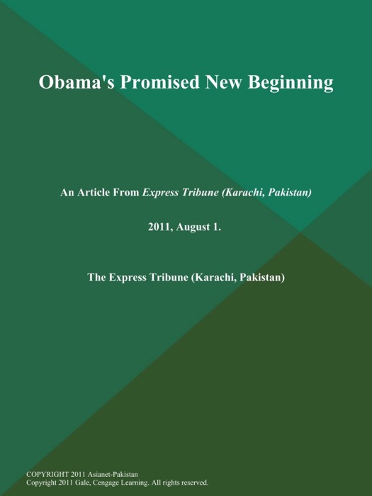 Obama's Promised New Beginning