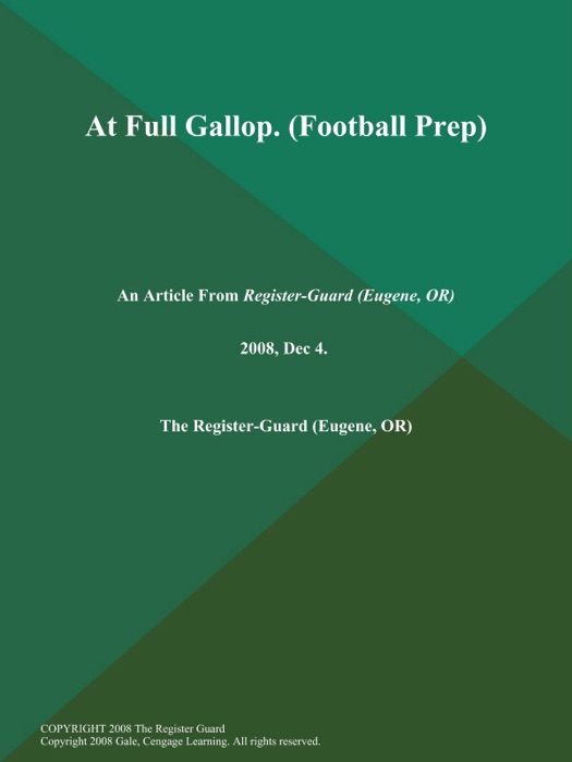 At Full Gallop (Football Prep)