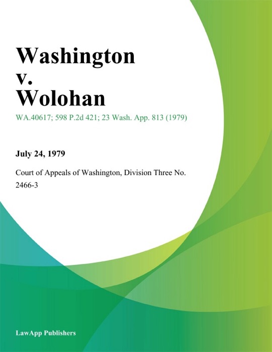 Washington V. Wolohan