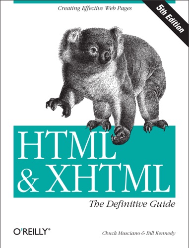 HTML XHTML The Definitive Guide