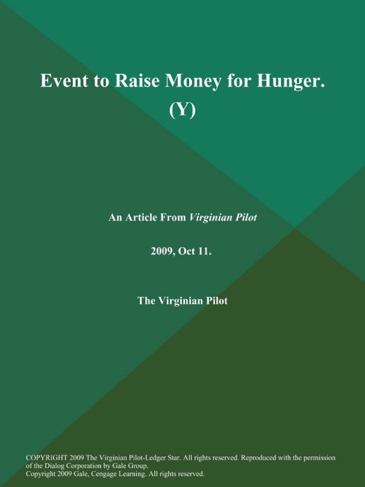 Event to Raise Money for Hunger (Y)