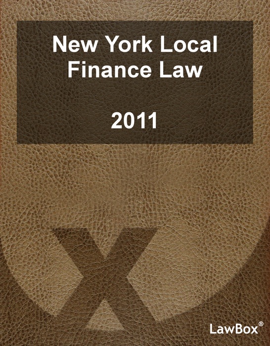 New York Local Finance Law 2011