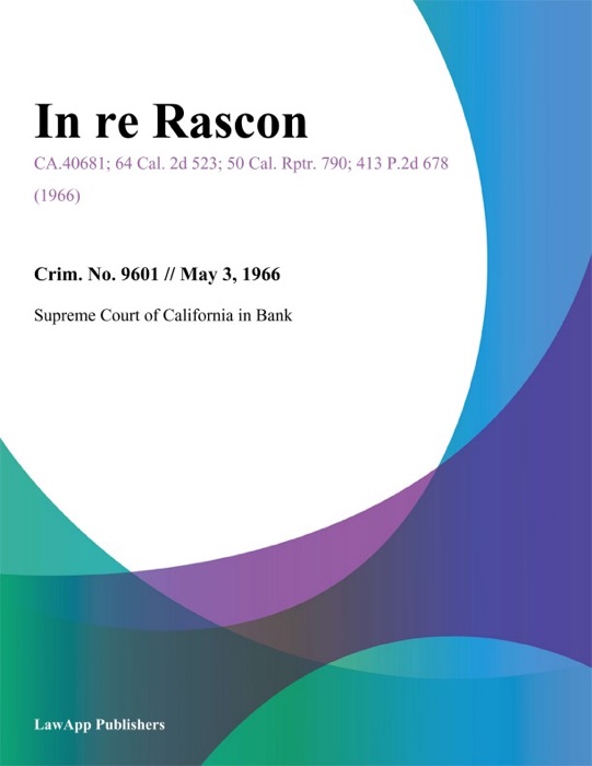 In Re Rascon