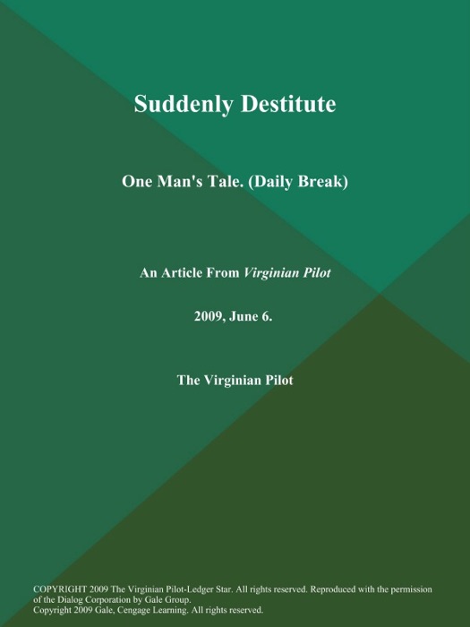 Suddenly Destitute: One Man's Tale (Daily Break)