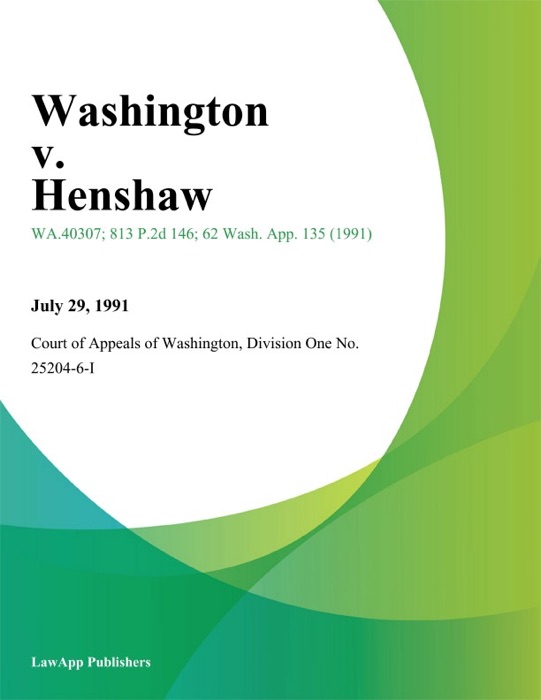 Washington v. Henshaw