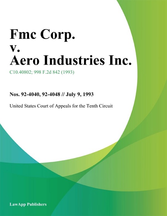Fmc Corp. v. Aero Industries Inc.