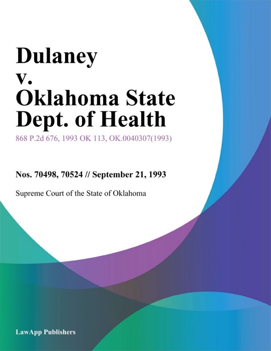 Dulaney v. Oklahoma State Dept. of Health