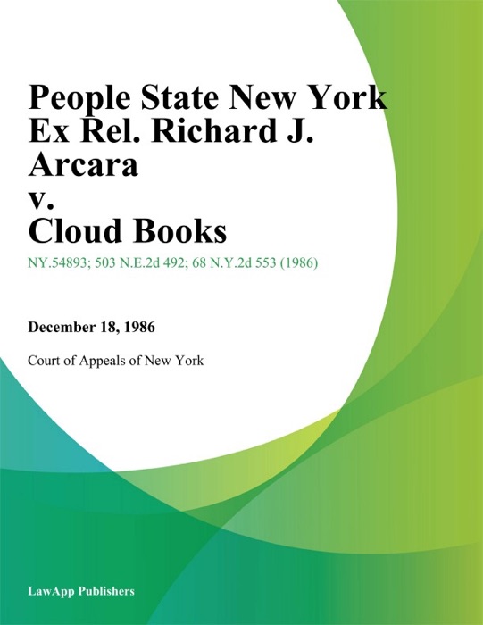 People State New York Ex Rel. Richard J. Arcara v. Cloud Books