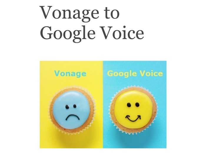 Vonage to Google Voice
