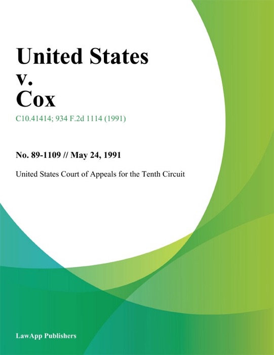 United States v. Cox