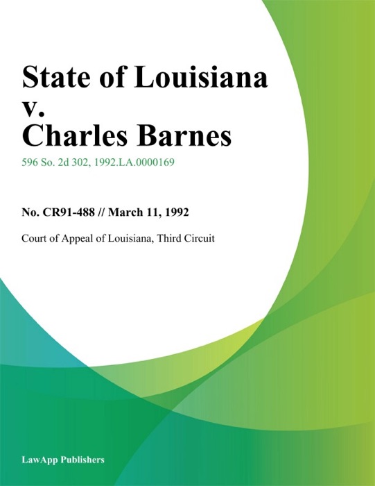 State of Louisiana v. Charles Barnes