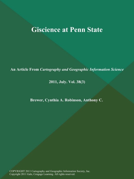 Giscience at Penn State