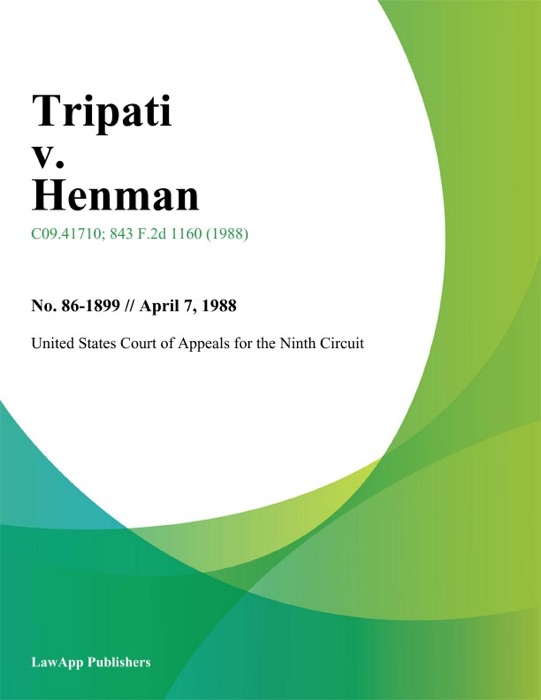 Tripati v. Henman