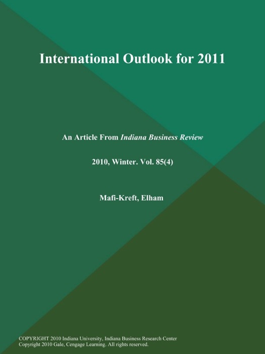 International Outlook for 2011