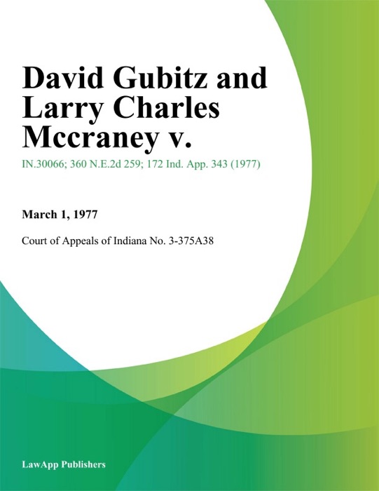 David Gubitz and Larry Charles Mccraney V.