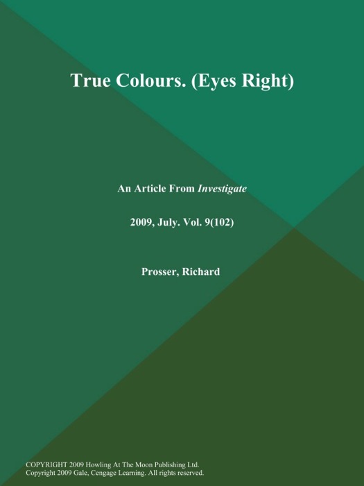 True Colours (Eyes Right)