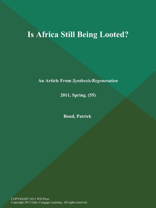 Is Africa Still Being Looted?