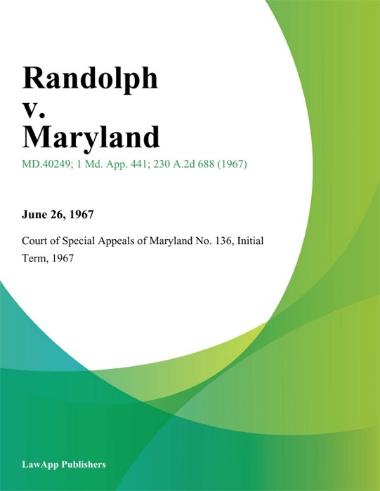 Randolph v. Maryland