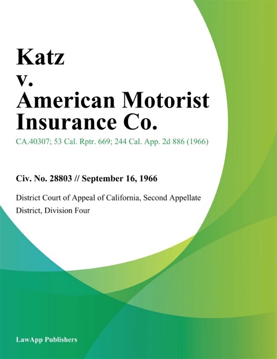 Katz v. American Motorist Insurance Co.