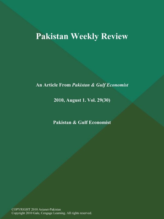 PAKISTAN WEEKLY REVIEW