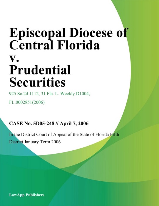 Episcopal Diocese of Central Florida v. Prudential Securities