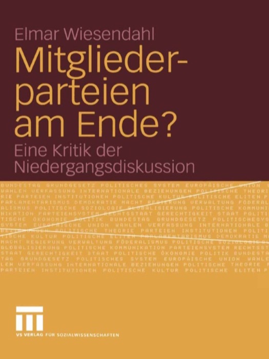 Mitgliederparteien am Ende?