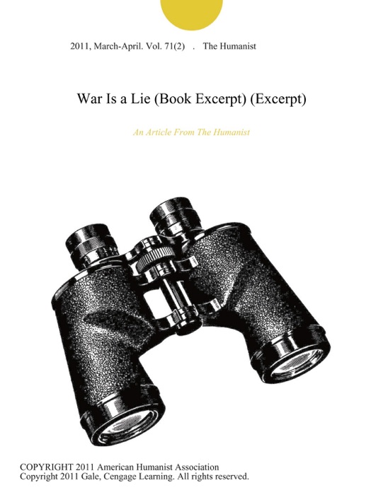 War Is a Lie (Book Excerpt) (Excerpt)