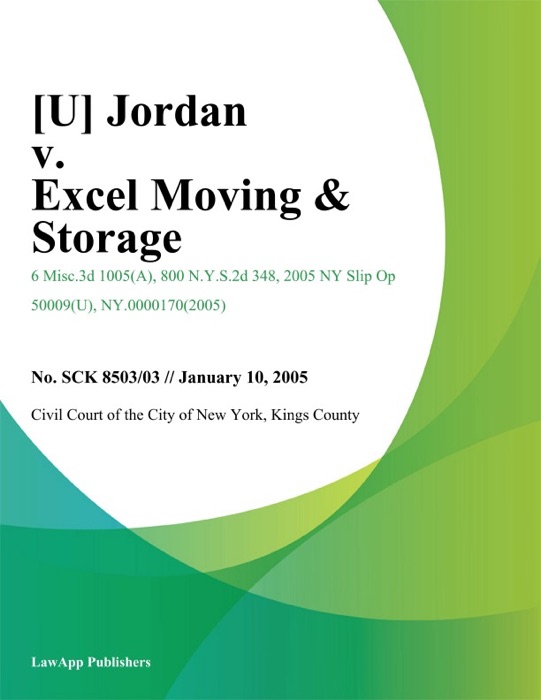 Jordan v. Excel Moving & Storage