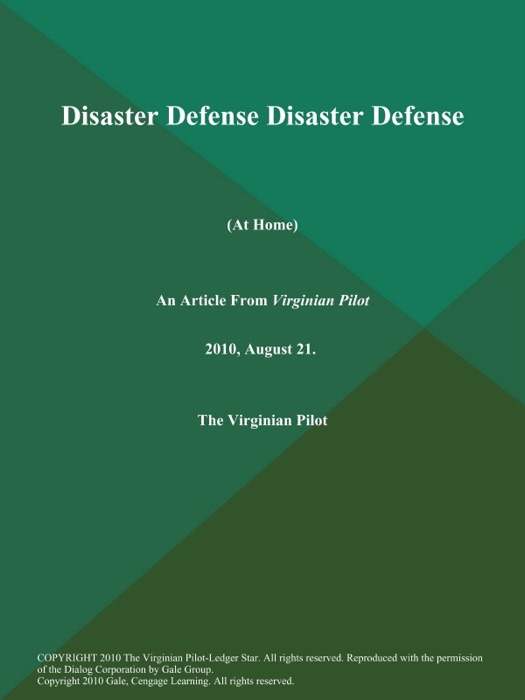 Disaster Defense Disaster Defense (At Home)