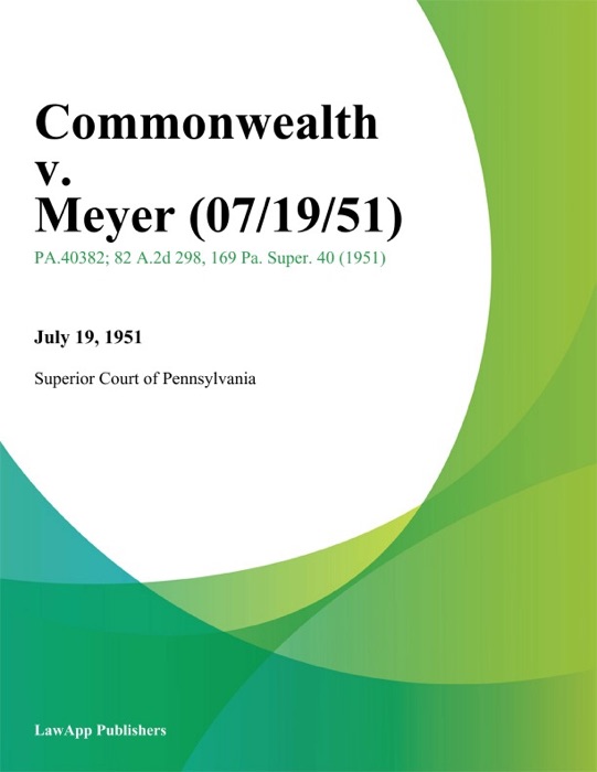 Commonwealth v. Meyer