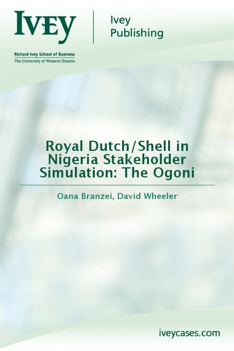 Royal Dutch/Shell in Nigeria Stakeholder Simulation: The Ogoni