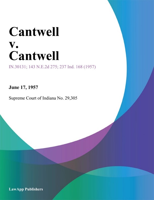 Cantwell v. Cantwell