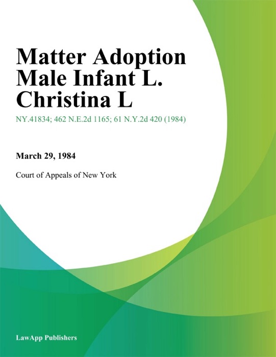 Matter Adoption Male Infant L. Christina L.