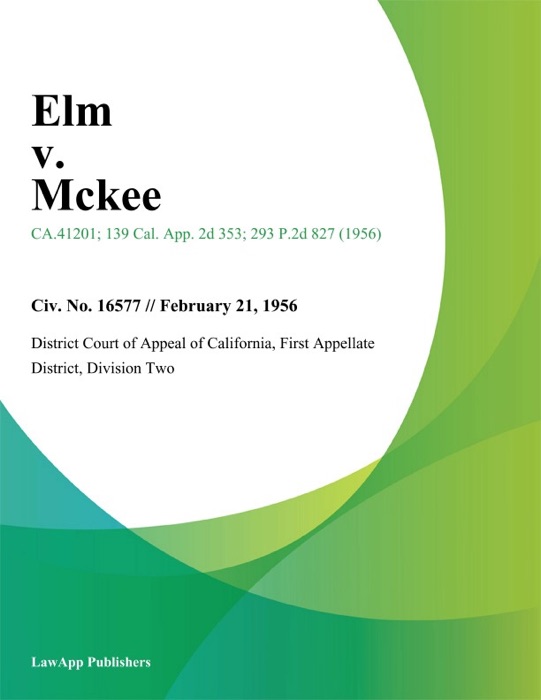 Elm v. Mckee